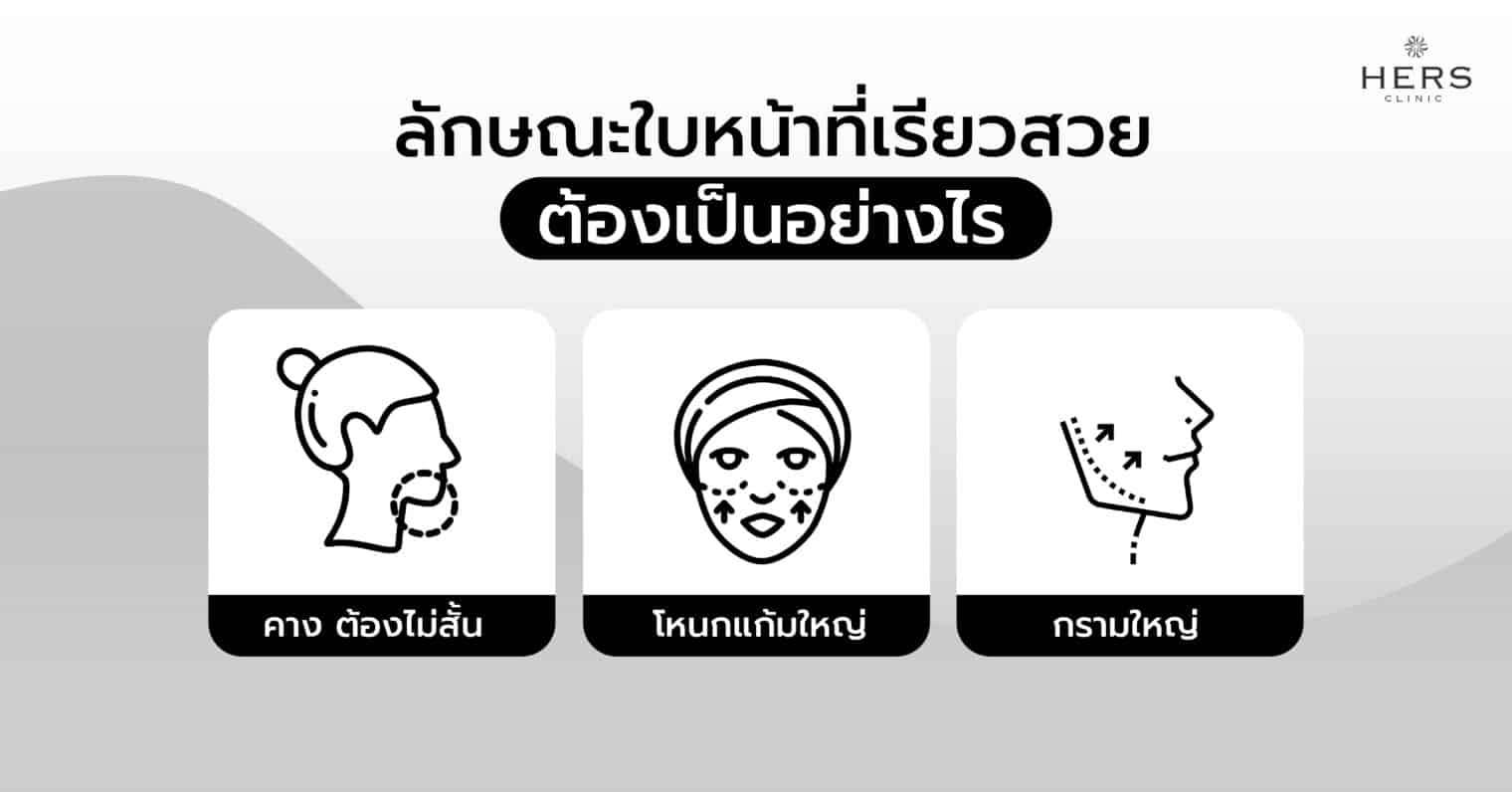 ลักษณะใบหน้าที่เรียวสวย ต้องเป็นอย่างไร